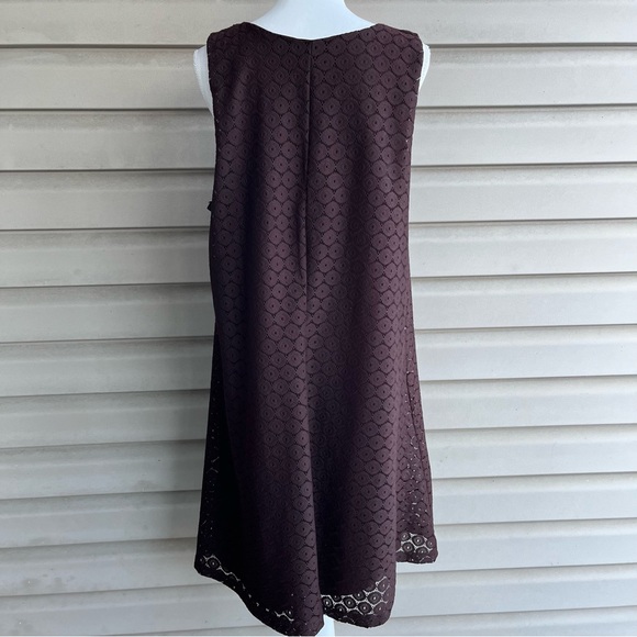 •Espresso• Sleeveless Lace Swing Dress - Size 1X - Picture 5 of 7